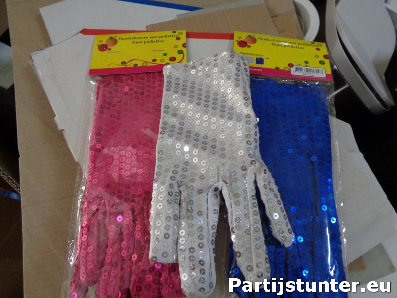 aftrekken cent uitzending Handschoenen met pailletten, handschoenen met pailletten kopen, -  PARTIJSTUNTER.EU