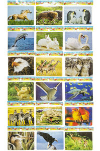 PARTIJ PUZZEL DIEREN ASSORTI 