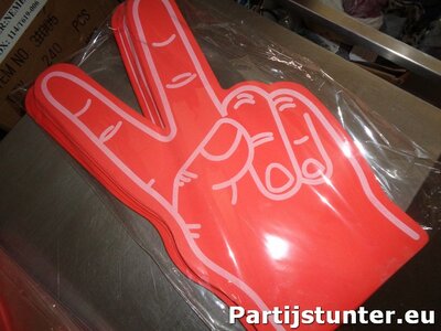 PARTIJ FOAMHANDEN PEACE ROOD