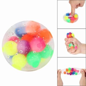 PARTIJ MAGIC FIDGET SQUEEZE BALL 6CM 43GR