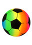 PARTIJ BAL PVC 25CM 80 GRAM VOETBAL REGENBOOG