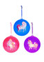 PARTIJ BAL UNICORN PVC 25CM MET HAAK EN SLEUTELHANGER