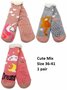 WARME HUISSOKKEN MAAT 36-41 MIXED DESIGNS MET ANTISLIP 