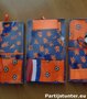 PARTIJ CADEAUVERPAKKING VOETBAL ORANJE BOXERSHORT EN SOKKEN 