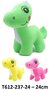 PARTIJ PLUSH DINO MIXED COLORS 24CM LOW BUDGET