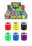 PARTIJ SLIME BARREL 4,5X4CM IN DIVERSE KLEUREN