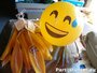 PVC BAL HAPPY FACE MIX