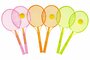 PARTIJ TENNISSET COLOR MET BAL IN NET