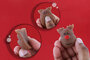 PARTIJ KERST SQUISHY 5CM ASSORTI GELEVERD