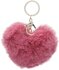 PARTIJ FLUFFY SLEUTELHANGER HART 10CM ASSORTI 